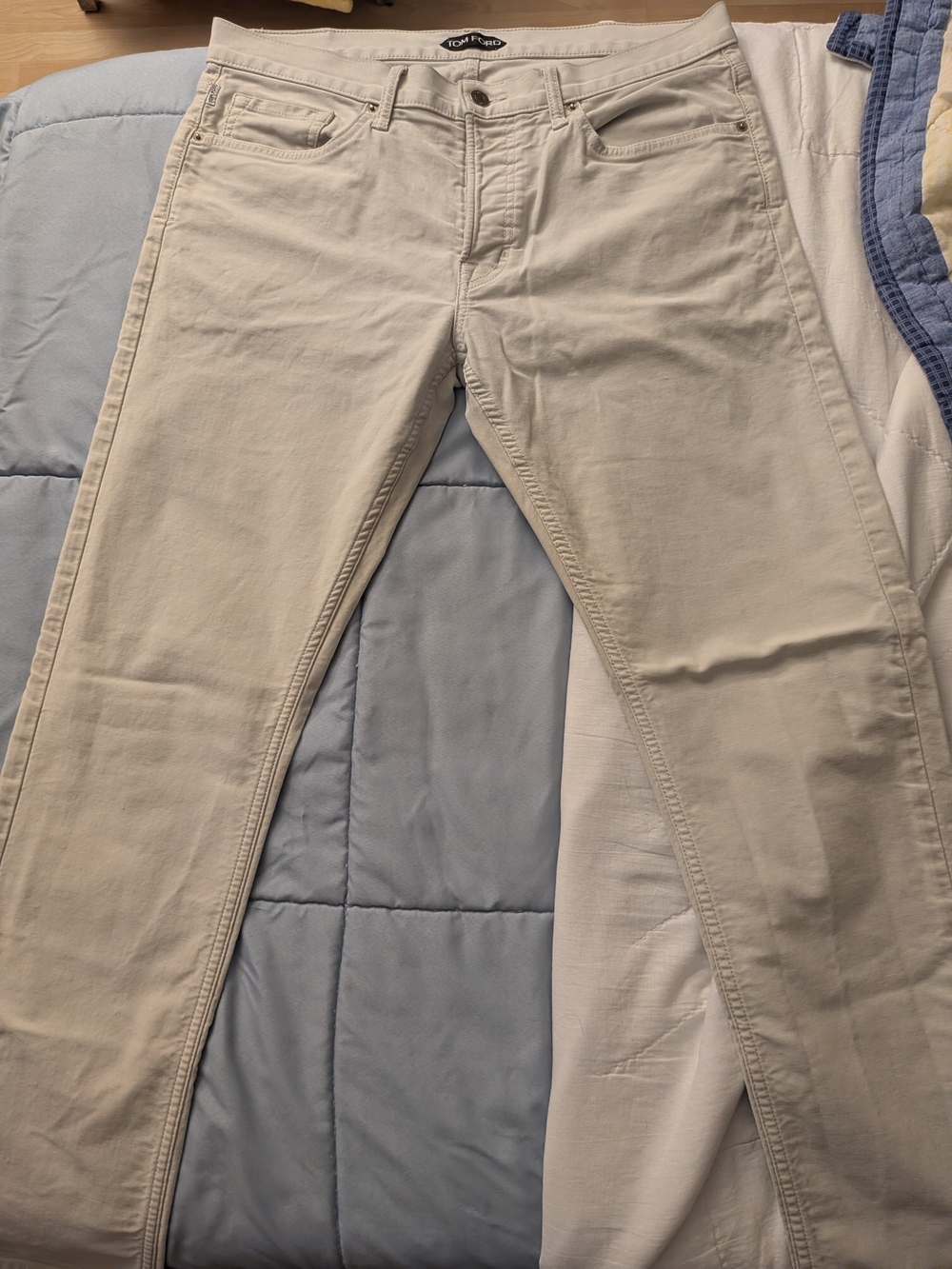Tom Ford Off White Slim Jeans